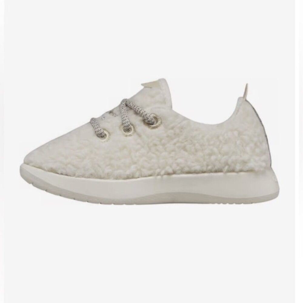 ALLBIRDS Smallbirds Wool Runners FluffsShoes Little Kids 10.5 Natural White